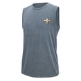 thumbnail image 2 of Men's MSX by Michael Strahan Gray New Orleans Saints Warm Up Sleeveless T-Shirt, 2 of 3