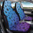 thumbnail image 3 of Uourmeti Easy to Install Universal Car Seat Covers for Auto Polyester Protectors Automotive Seat Covers, Dog Paw Heart Pattern, 3 of 7