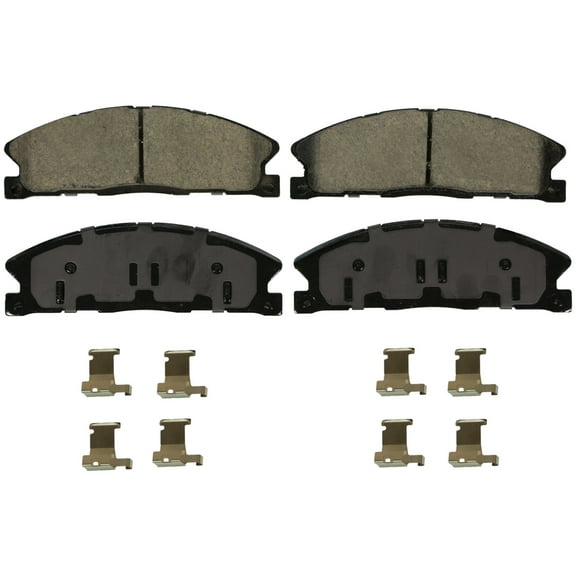 Wagner QuickStop ZD1611 Ceramic Disc Brake Pad Set Fits select: 2013-2015 FORD EXPLORER, 2016 LINCOLN MKS