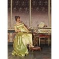 thumbnail image 1 of Póster Vintage clásico de chica de corte Vittorio Reggianini, pintura en lienzo, cuadros de pared, retrato de mujer elegante, decoración del hogar, 1 of 4