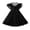 Black, variant on ANINEO Toddler Girls Fly Sleeve Holiday Party Clothing Lace Dress Dance Party Dresses Clothes