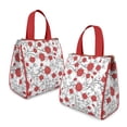 thumbnail image 2 of Pioneer Flower Floral Print Pattern Insulated Lunch Bag for Women & Adults,Large Portable Soft Cooler Lunch Bag,Thermal Food Storage Tote with Pearl Cotton,8.66L,8.75x5.75x9.5 Inch, 2 of 6