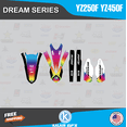 thumbnail image 2 of Kalair GFX Graphics Kit for Yamaha YZ250F (2014-2018) Dream Series, 2 of 5