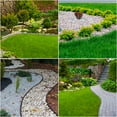 thumbnail image 7 of Uxcell 33Ft Border 2" Tall Plastic Garden Edging Kit for Yard Gray, 7 of 7