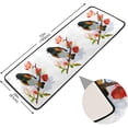 thumbnail image 2 of Dreamtimes Watercolor Bird Hallway Runner Rug 2'x6' Kitchen Rug with Rubber Backing Red Flower Non Slip Entryway Rug Runner Washable Soft Area Rug for Hallway Bedroom Kitchen Decor, 2 of 6