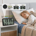 AikTryee Atomic Clock, 8.7 Inch Large Display with Backlight, Battery ...