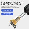 thumbnail image 2 of YMARPT Screwdriver Head Magnetic Ring, Magnetic Screw Ring Holder, Magnetic Swiveling Bit Tip Holder, Magnetizer Screw Removable for Hex Screwdriver and Power Bits Household Tool, 2 of 6