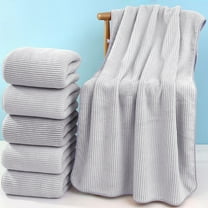 Under $5 Large Bath Towels, 100% Cotton Towels Adult Quick Drying Large Towel Washcloth Water Absorbent Non Fluffys Highly Absorbent Towels for Bathroom, Gym, Hotel 55 X 28Inches