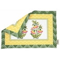 thumbnail image 5 of Vargottam Napperons - Ensemble de Table pour Table à Manger, Ensemble de 4 - Imprimé & Réversible Serviette en Coton - Napperons d'Intérieur pour Maison & Cuisine Table à Manger - Bloc Asiatique (Jaune), 5 of 5