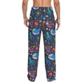 thumbnail image 7 of Salouo Marine Inhabitants Print Pajama Pants for Men, Lounge Pants Elastic Waistband Casual Men's sleepwear Loungewear Sleep Pajama Pant -Medium, 7 of 7