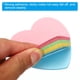 thumbnail image 4 of Uxcell Notas Adhesivas en Forma de Corazón de 2.7" x 2.7", Lindos Bloc de Notas Autoadhesivas 100 Hojas/Bloc, 4 Colores, 6 Blocs, 4 of 5
