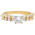thumbnail image 4 of 1 CT Marquise and Round Moissanite Ring for Women, Moissanite Solitaire Engagement Ring in Gold, Moissanite Engagement Ring, 10K Yellow Gold, US 7.25, 4 of 8