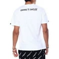 thumbnail image 2 of Crooks & Castles Men's Half Medusa Double Sided Graphic Print Tee T-Shirt (Small, White), 2 of 2