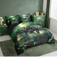 thumbnail image 4 of Manfei Cartoon Ancient Dinosaur 7 Pieces Bedding Comforter Set,3D Dino Print Jungle Dino Full Bedding Set Wild Animal Bedroom Decor Reversible, 4 of 8