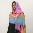 thumbnail image 5 of MGEZCOO Fashion Women's Silk Scarf Luxury Satin Shawl Wraps, 5 of 8