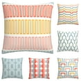thumbnail image 1 of Cushion Throw Cover Soft Texture Dustproof Polyester Geometric Printed Pillowcase Household Supplies, 1 of 7