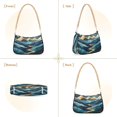 thumbnail image 7 of FORMRS Womens Shoulder Bag with Chain Strap Clutch Purse Cute Tote Handbag, Dark Mountains, 7 of 7