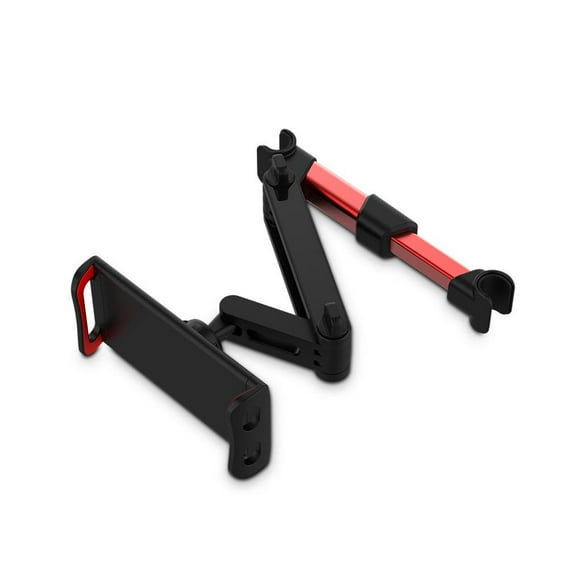 Cateissary Soporte para tableta de coche, soporte Universal para reposacabezas de coche, soporte para tableta de teléfono, soporte para tableta de asiento Teléfono y Comunicación rojo