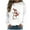 Tops-White, variant on AGWOLF Christmas Sweatshirt for Women Funny Snowman Graphic Ugly Shirts Loose Crewneck Long Sleeve Xmas Holiday Tops