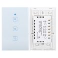 thumbnail image 4 of Control remoto WiFi en casa Smart 3 Gang interruptor de pared Panel táctil estándar de EE. UU. 100-240V, 4 of 8