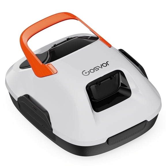 Open Box Gosvor Cordless Robotic Pool Vaccum Cleaner for Above Ground Flat Pools