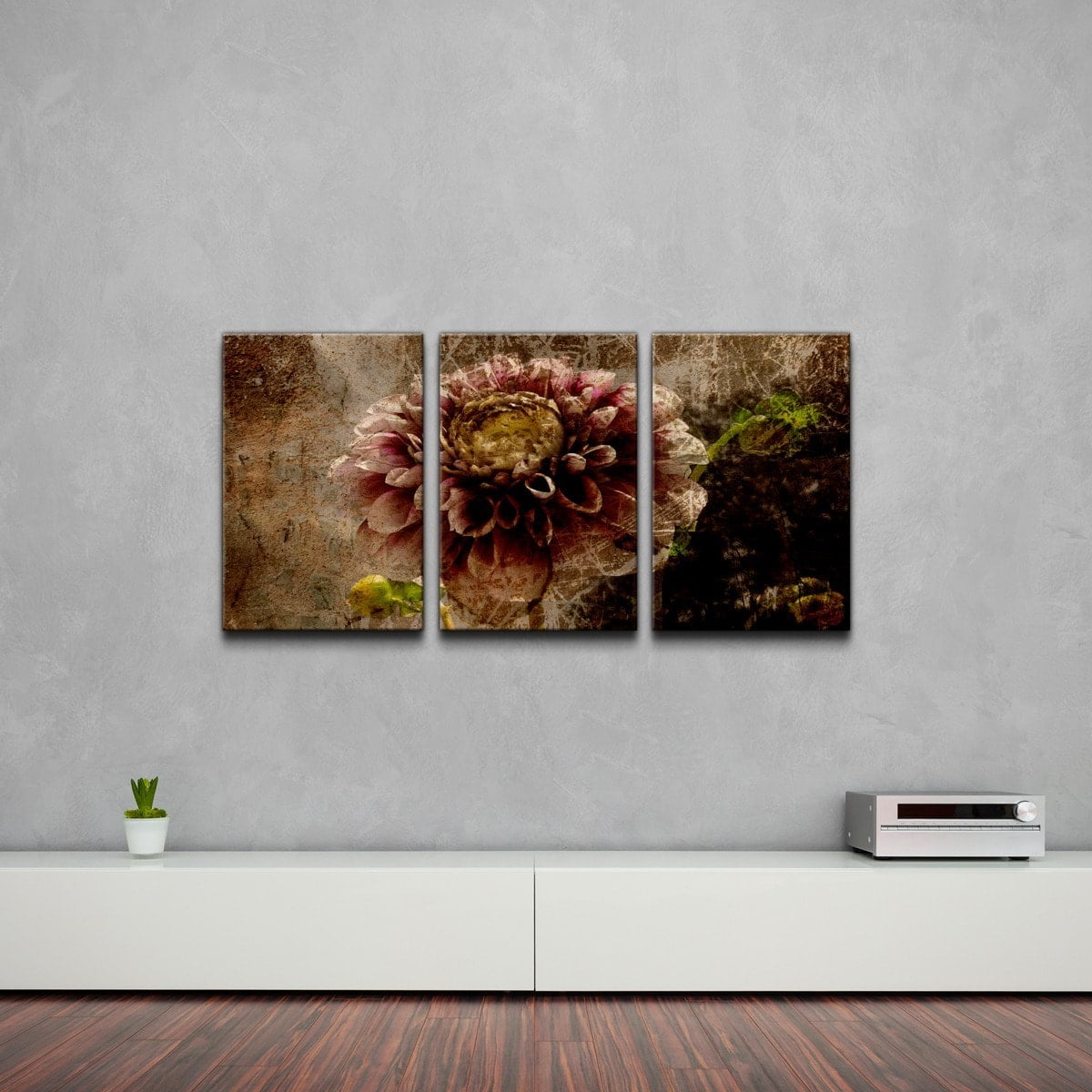Ready2HangArt 'Floral' Abstract Canvas Wall Art (3piece)