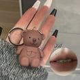 thumbnail image 2 of EDHITNR Clearance 2 In 1 Key Chain Bear Lipstick Mist Matte Velvet Lipstick Long Lasting Lip Gloss Cute Bear Beauty Makeup Black and Friday Deals 90% off, 2 of 2