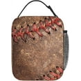 thumbnail image 2 of Vintage Baseball Lunch Box for Adults Sport Lunch Bag Cooler Tote Reusable Insulated Lunch Bag Container Gifts for Office Picnic Travel Work, 2 of 6