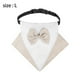 thumbnail image 2 of Laklulu Bufanda triangular para mascotas de boda de estilo británico, bufanda para perros, collar para perros, toalla para babas para mascotas, 2 of 5