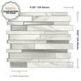 thumbnail image 5 of SMART TILES Peel and Stick Backsplash Tiles - 4 Sheets of 12in x 10in - 3D Adhesive Peel and Stick Tile Backsplash for Kitchen, Bathroom, Wall Tiles, 5 of 6