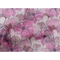 thumbnail image 5 of oneOone Cotton Cambric Pink Fabric Abstract Line Drawing Floral Craft Projects Decor Fabric Printed By The Yard 42 Inch Wide, 5 of 5