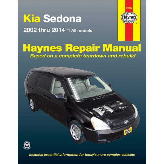 Kia Sedona (02-14) Haynes Repair Manual ^