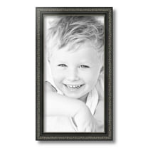 ArtToFrames 9x17 inch Antique Black Picture Frame, Black 9" x 17" Wood Poster Frame (WOM-5106) 1234