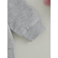 thumbnail image 6 of Bagilaanoe 2PCS Toddler Baby Boy Pants Set Long Sleeve Sweatshirt Pullover Tops + Drawstring Sweatpants 6M 12M 18M 24M 3T Kids Casual Sweatsuits, 6 of 8