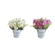 thumbnail image 1 of macetas de hojalata con forma de margarita americana, simulación de plantas, decoración de paisajes falsos, macetas para el hogar, la oficina y el balcón (colores variados), 1 of 7