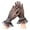 Black_One Size, variant on HUANLEDASH 1 Pair Women Prom Gloves See-through Lace Bow Rhinestone Decor Hollow Out Fishnet Ruffle Edge Thin Full Finger Performances Bride Wedding Glove