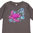 thumbnail image 4 of Inktastic Cute Pink Sea Turtle Boys or Girls Long Sleeve Toddler T-Shirt, 4 of 5