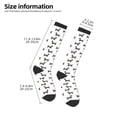 thumbnail image 5 of Haiem Dachshund Dog Puppy Socks, Funny Novelty Crazy Design Cotton Socks Sports Socks Knee High Socks For Men, Women,1Pairs - Gift For Working Friends, 5 of 9