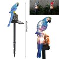 thumbnail image 7 of PHIGZNT Solar Garden Outdoor Statues Parrot LED Lights - Lawn Decor Parrot Statue for Patio, Balcony, Yard Ornament - Unique Housewarming Gifts, 7 of 7