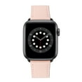 thumbnail image 3 of WFEAGL Genuine Leather Business Replacement Apple Watch Band 42mm 44mm 45mm Pink Sand/Black, 3 of 6