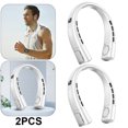 thumbnail image 1 of Ventilador Cuello Portátil L25 USB Mano LED Pantalla Digital Recargable Sin Aspas Mini Ventilador Eléctrico (estándar Blanco) Versión Estándar L25 Blanco, 1 of 5