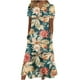 thumbnail image 1 of WILLBEST Vestidos de Algodon Vestido para Mujer Casual Cuello En V Manga Corta Bragueta con Botones Vestido Estampado Floral con Bolsillo Vestido Largo Casual Maxi Mediana​​, 1 of 3