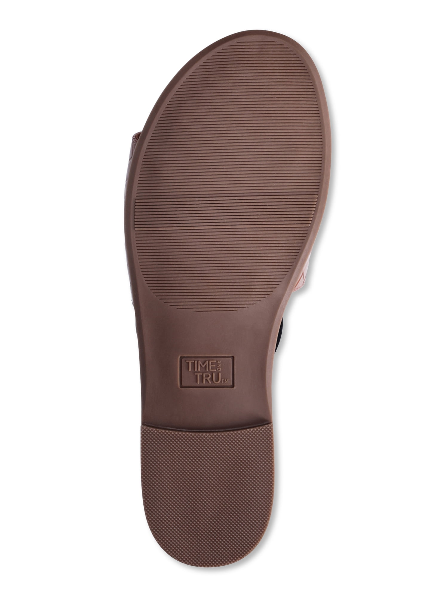 Time and Tru Women's Woven Slide Sandals