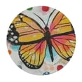 thumbnail image 4 of BCIIG Butterflies Polka Dots Intricate Detail Round Tablecloth 100% Polyester Waterproof for Picnic Dining Kitchen Farmhouse - Stain-Resistant & Washable - Ideal for Indoor and Outdoor Use 38"-42, 4 of 8