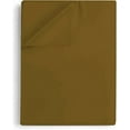 thumbnail image 4 of 100% Egyptian Cotton 800 Thread Count Pack of 6 Luxury Soft Flat Sheets Luxurious Fabric Flat Sheet King Size (108"X 110") - Taupe Solid, 4 of 8