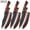 3, variant on 1PC/3PCS High Carbon Steel Boning Knife with Knife Sheath Wood Handle Handmade Forged Sharp Cutting Multipurpose Barbecue Meat Cleaver Utility Knife for Cooking