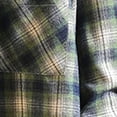 thumbnail image 3 of ZCFZJW Mens Lightweight Casual Button Down Plaid Shirts Casual Long Sleeve Regular Fit Leisure Shirt with Pockets Green M, 3 of 4