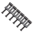 thumbnail image 4 of TISHITA 6pc Arch Saddle Guitar Bridge String Saddle for Electric Bridge Parts Black, 4 of 5