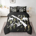 thumbnail image 2 of jejeloiu Safari Deer Bear 7-Piece Twin Bedding Sets,Camouflage American Flag Bedding Comforter Set,Wildlife Hunting Sheet Sets For Men Women,Luxury Bedroom Decor Reversible, 2 of 8