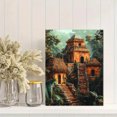 thumbnail image 2 of Jungle Temple Wall Art Canvas Print， Suitable for Living Room，Study， and Hotel Decoration., 2 of 8